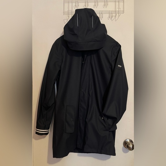🇫🇷Aigle Waterproof Raincoat- Size 14 (can fit Women's US-XXS - Picture 2 of 6